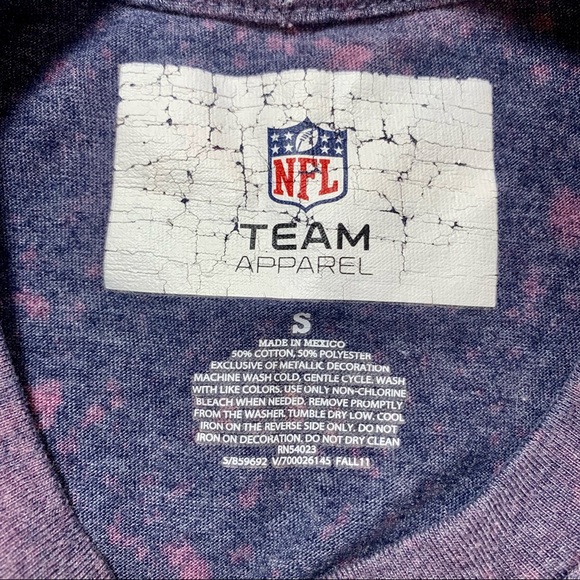 NFL New England Patriots Custom Bleach Tee - Picture 4 of 4